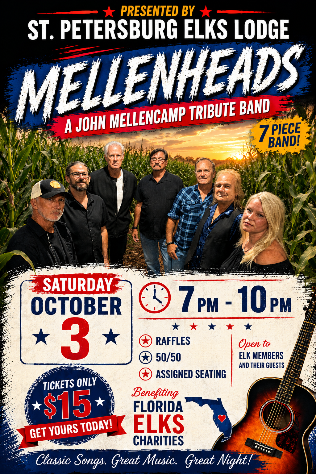 Elks Bpoe Lodge — OCT 3 2026 show poster